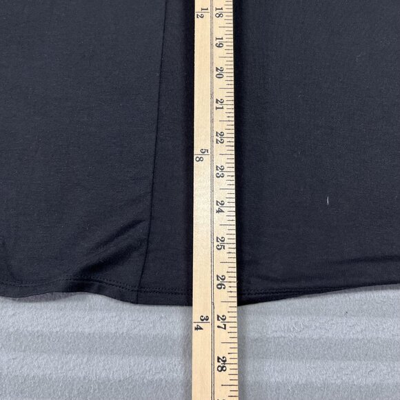 Weekend Max Mara Shirt Womens Medium Black A-Line T-Shirt Scoop Neck Jersey Knit - Picture 8 of 8